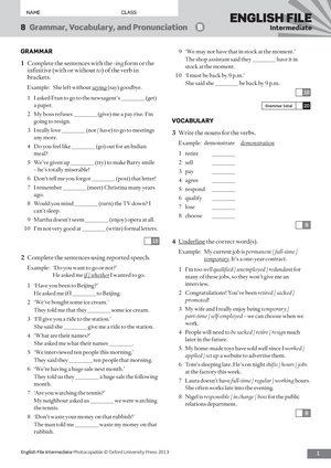 FCE Reading and Use of English - Practice Test 7 - Part 1 For questions ...