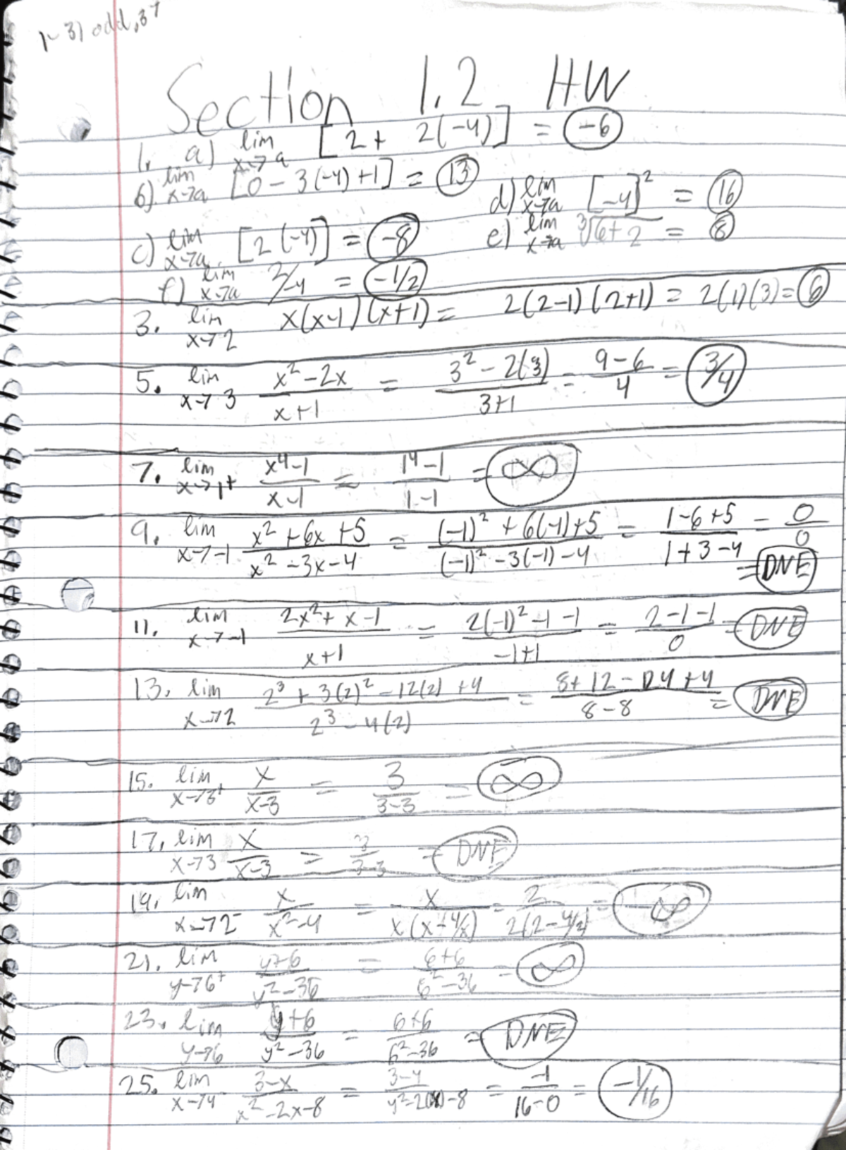 Section 1.2 and 1 - calc - MATH3A - Studocu