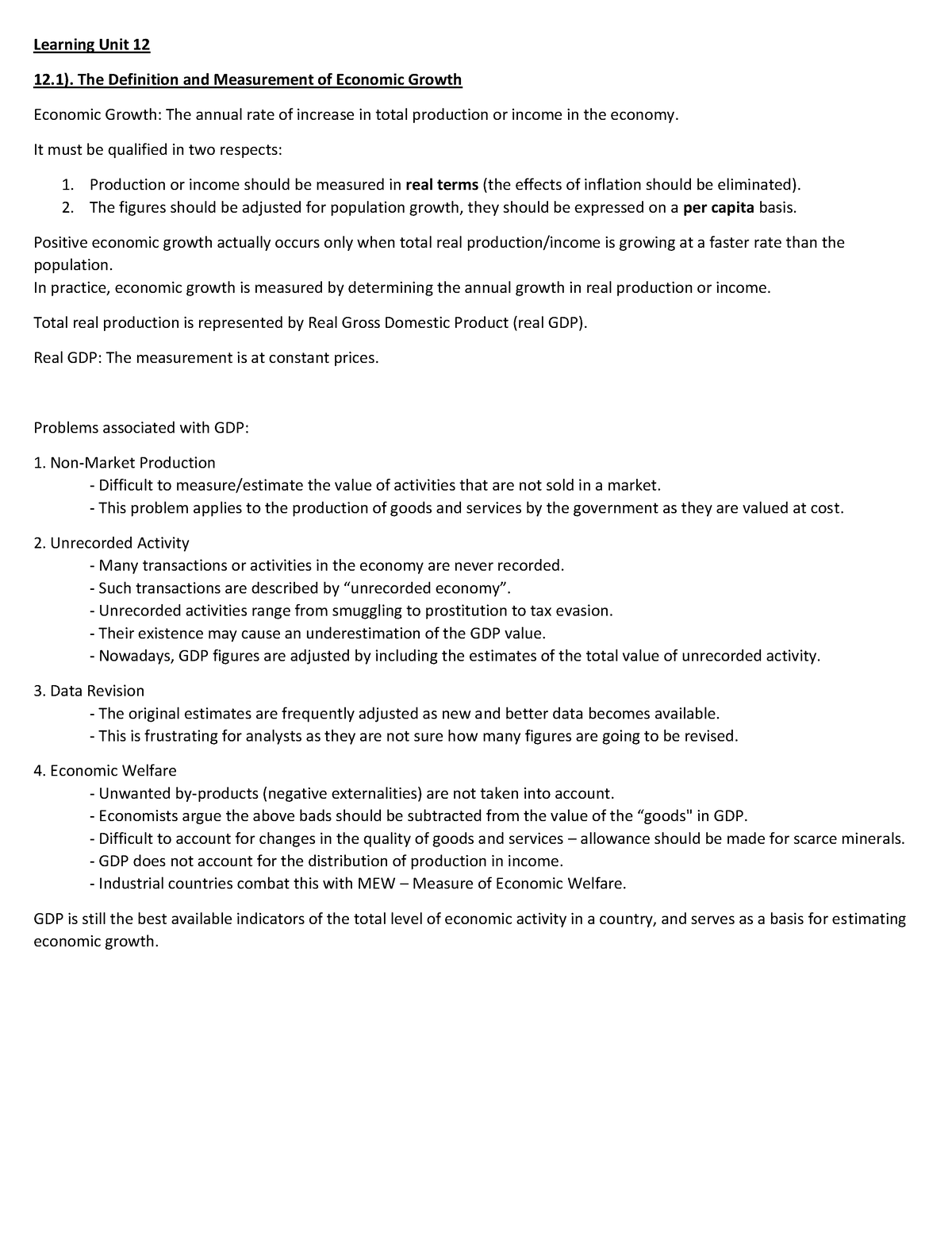 ECS1601 Topic 12-1 - Learning Unit 12 12). The Definition And ...