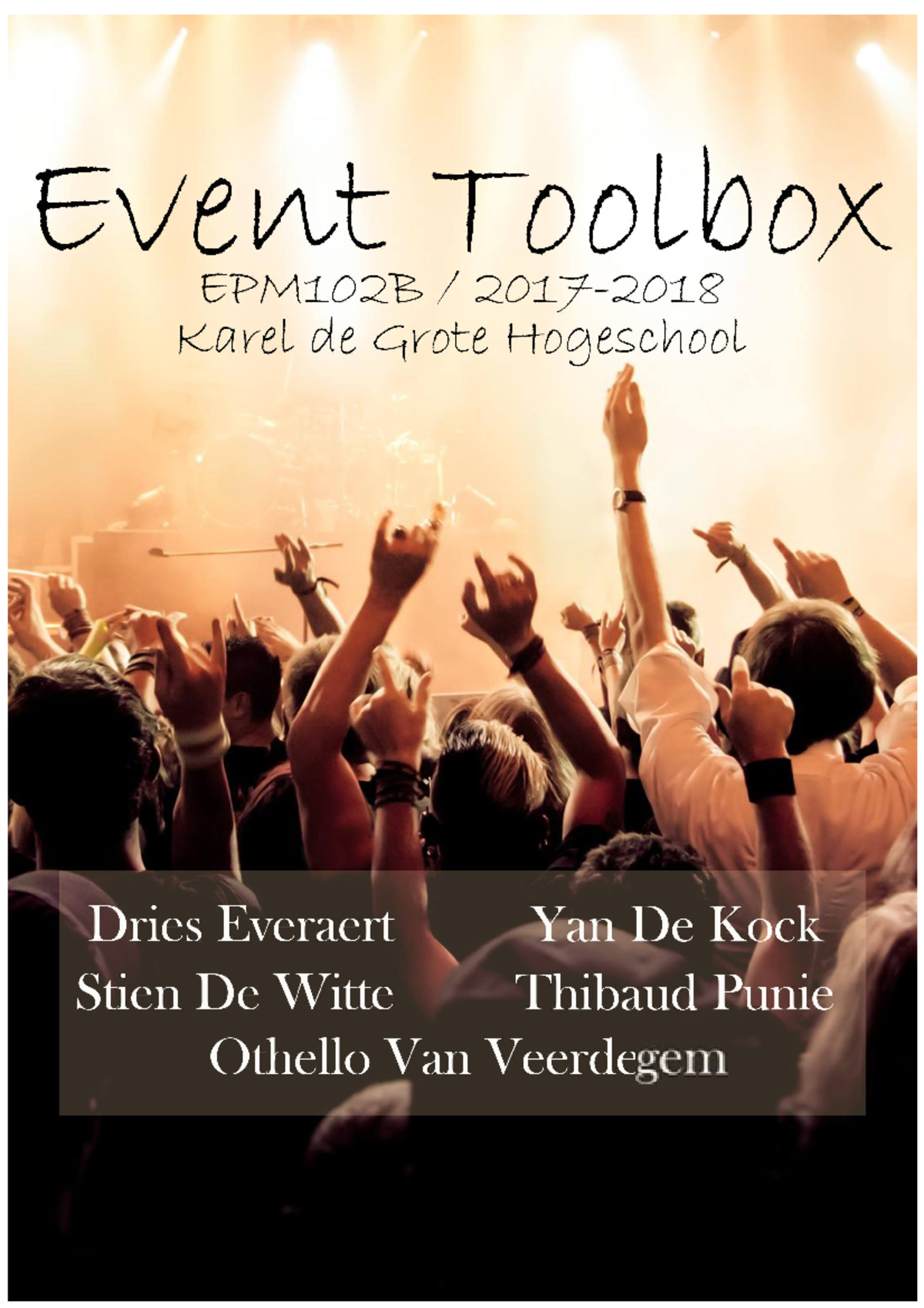 Event toolbox voorbeeld - Event Toolbox Bibliografie Wie zijn we? Stien ...