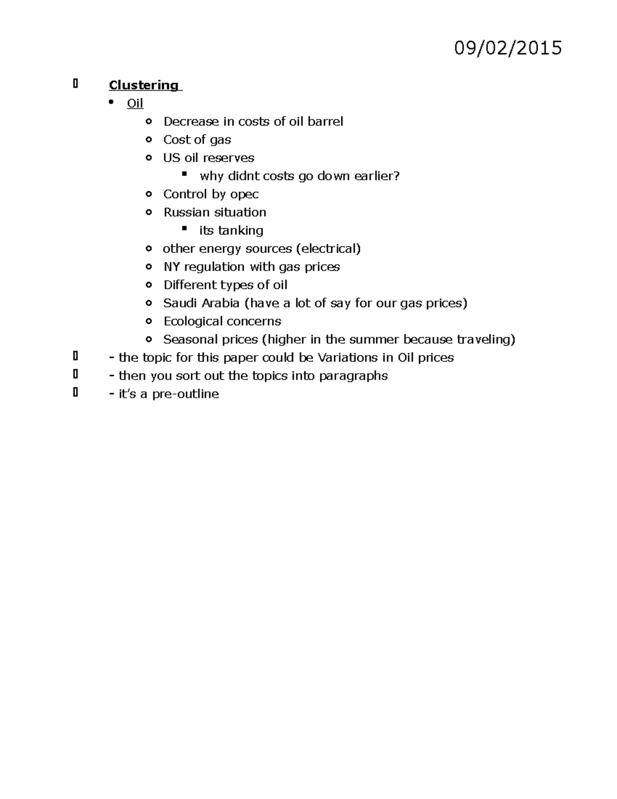 english-101-notes-09-02-clustering-oil-o-decrease-in-costs-of-oil