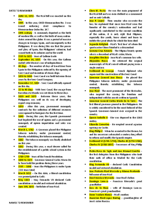 Rizal - Lecture notes - Life and Works of Jose Rizal I. RA 1425 “An act ...