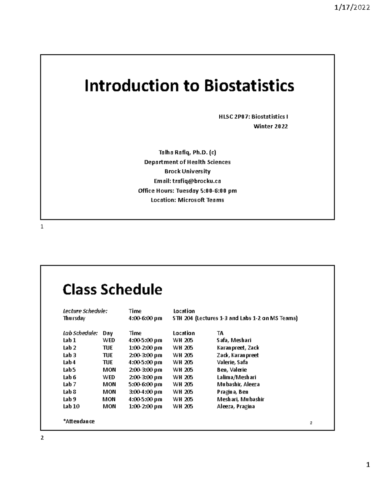 Lecture 1 - Introduction Descriptive Statistics AND SLIDES ...