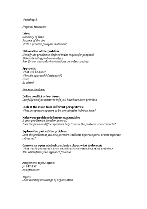 Lecture 4 notes - Michael Chainey Activity 2 Q. Does the memo have a ...