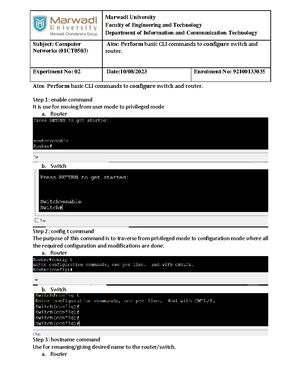 CN DD6 - use it as you want - Subject Name: Computer Network (01CE0410 ...