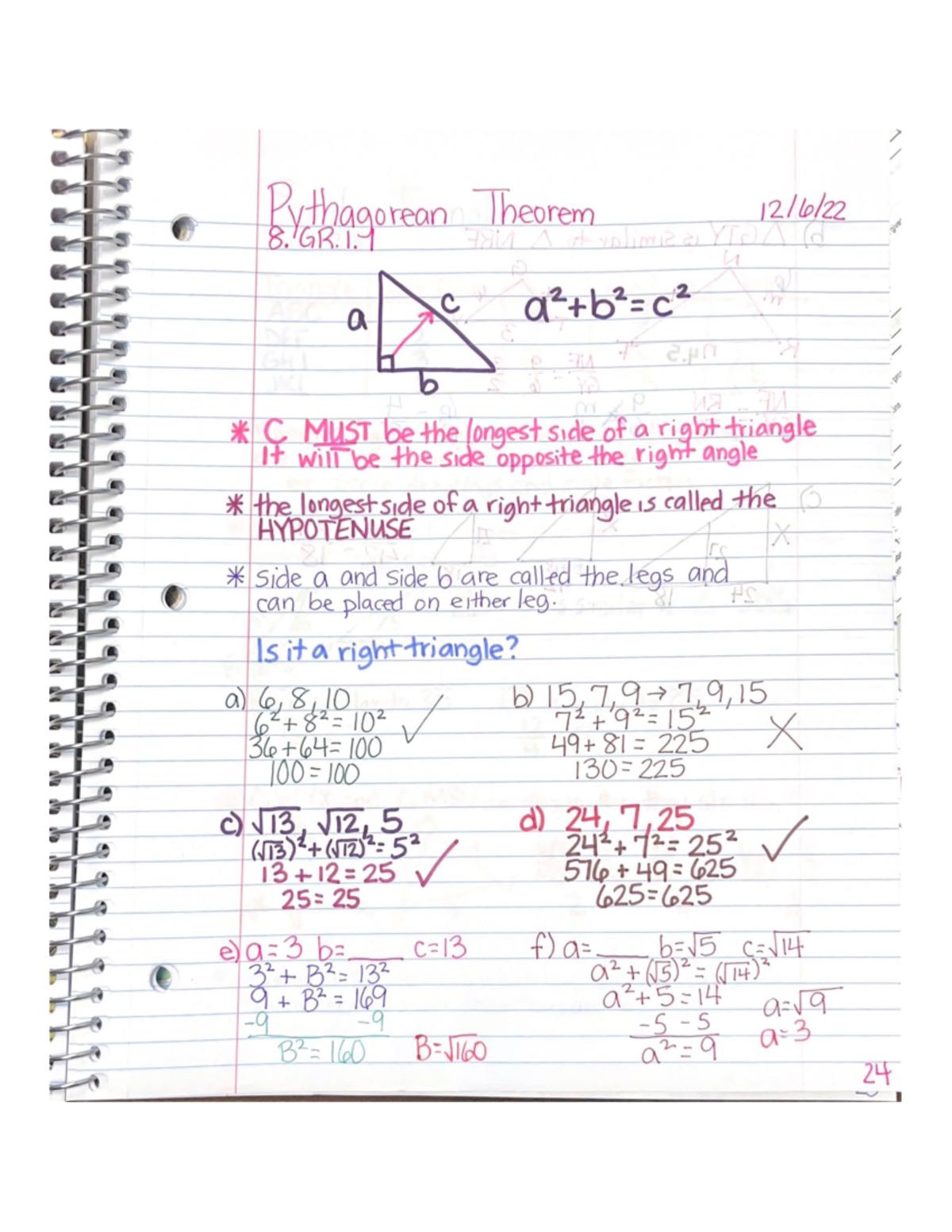 Pythagorean Theorem - Studocu