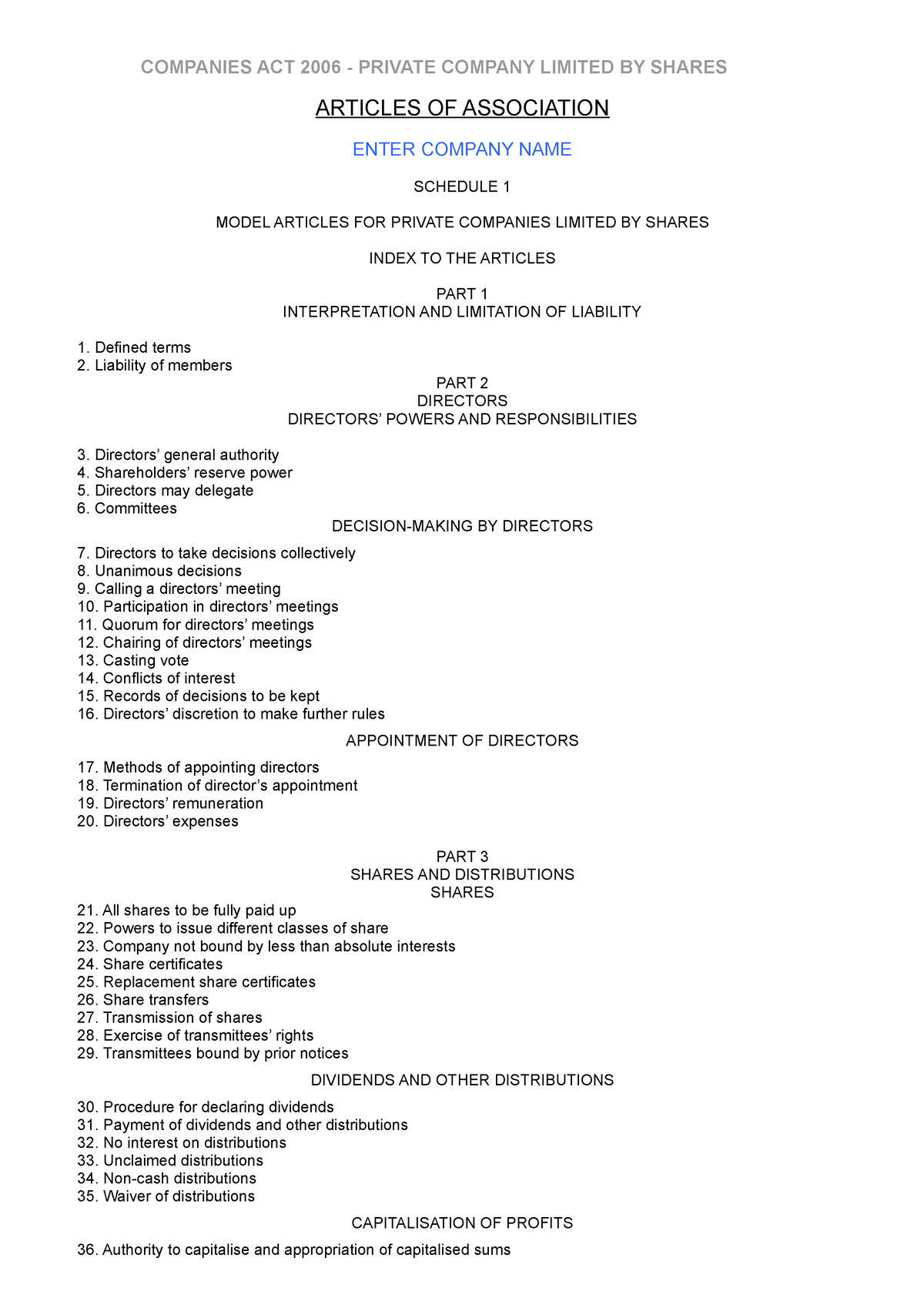 articles-limited-by-shares-companies-act-2006-private-company