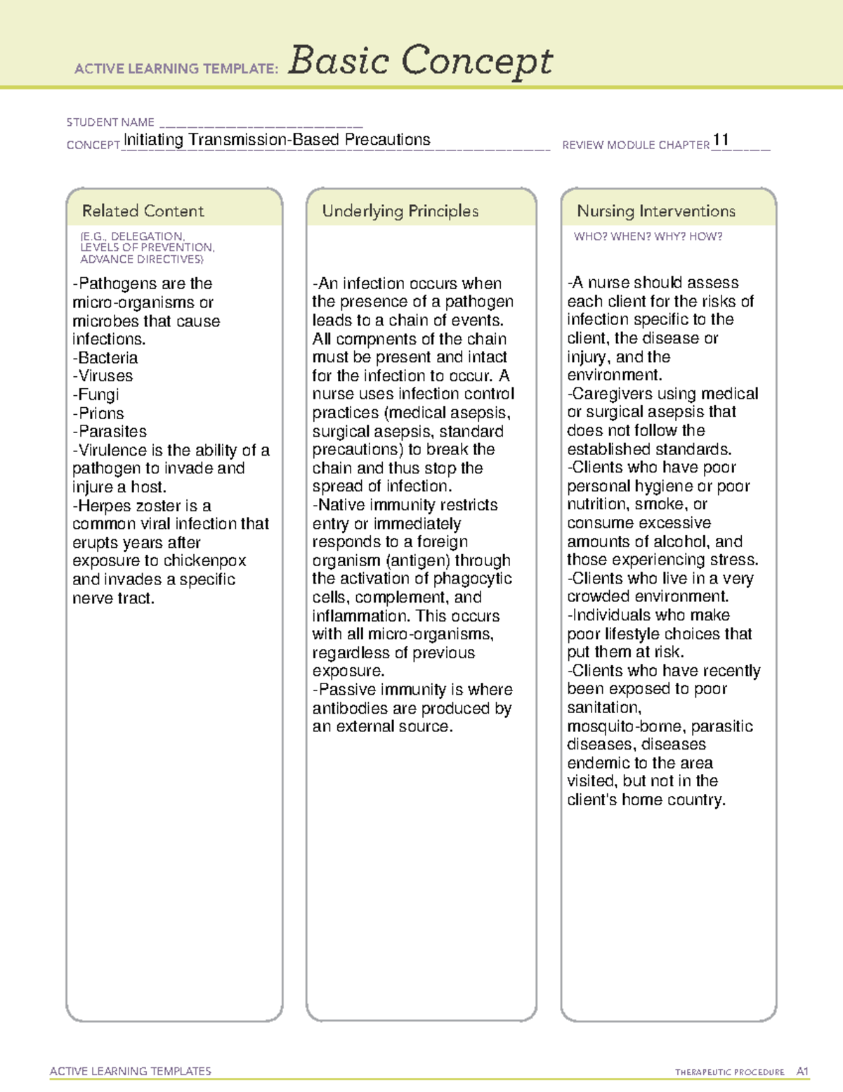 Active Learning Template Basic Concept