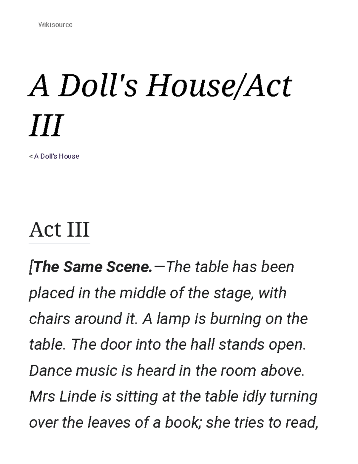 A Doll's House Act III Wikisource, the free online library