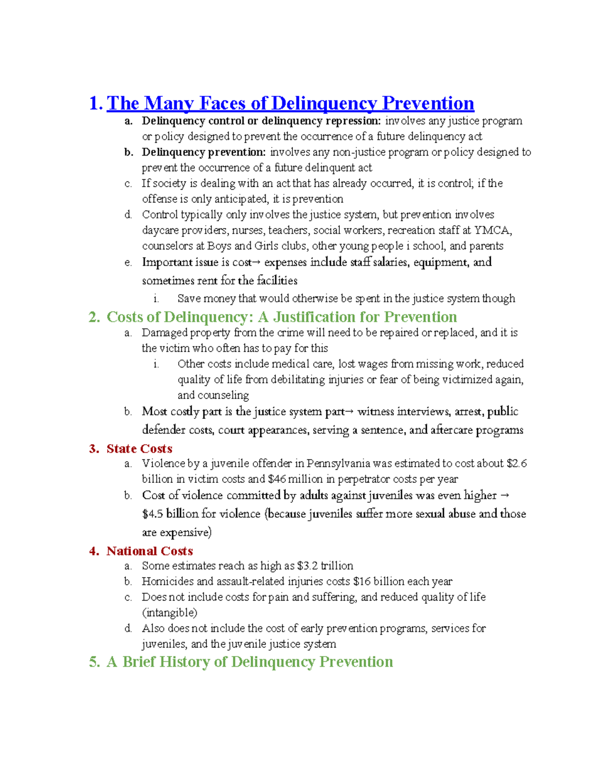 Chapter 12 Delinquency Prevention-Social and Developmental Perspectives ...