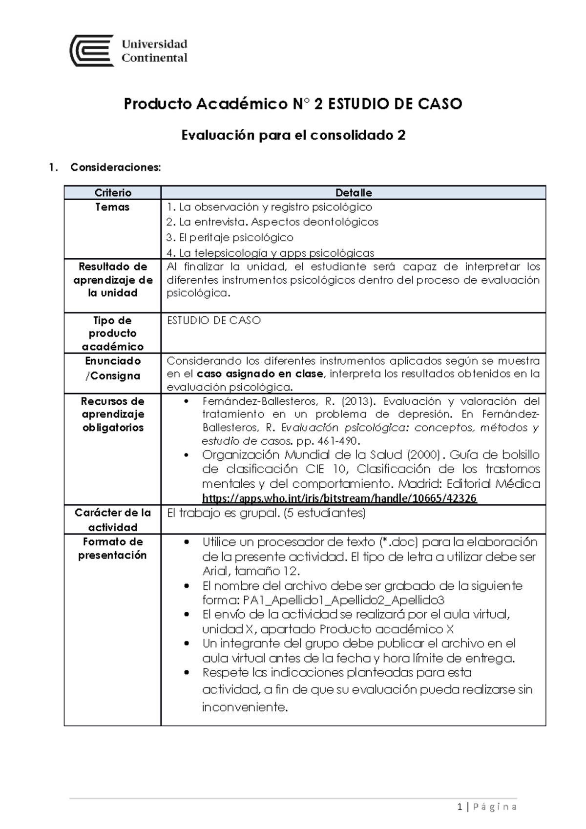 PA02 Diagnóstico - Examen Del Segundo Producto Academico De La ...