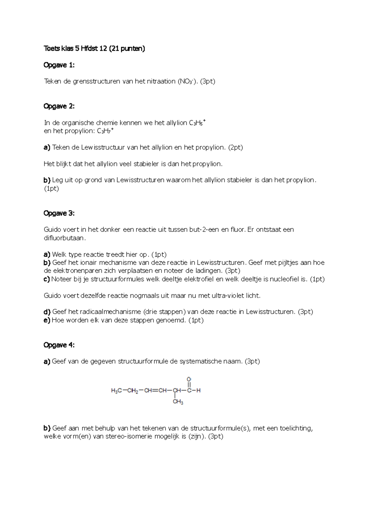 Diagnostische Toets Klas 5 Hfdst 12 - Toets Klas 5 Hfdst 12 (21 Punten ...