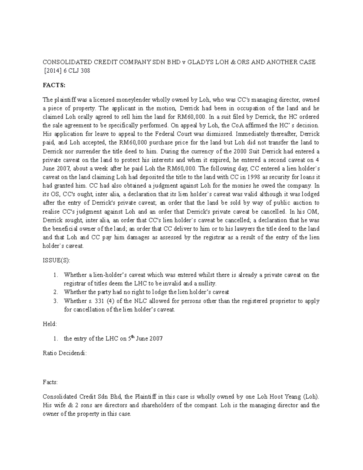 consolidated-credit-case-review-land-use-and-housing-unisel-studocu