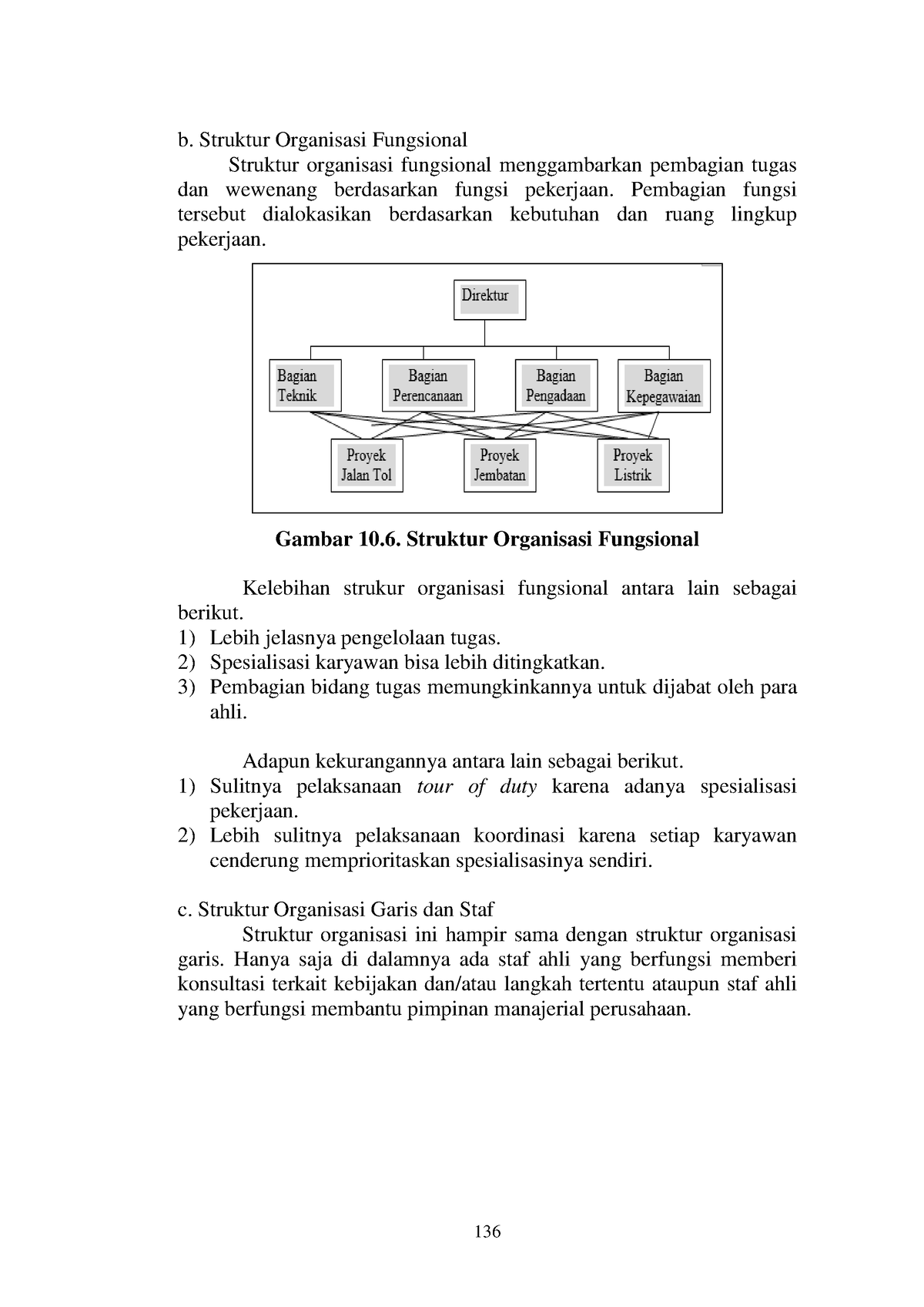 Pengantar Manajemen-1-239-147 - 136 B. Struktur Organisasi Fungsional ...