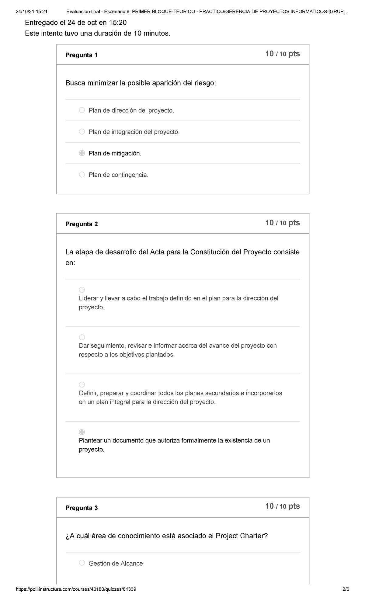 Evaluacion Final - Gerencia DE Proyectos Informaticos - Ingeniería De ...