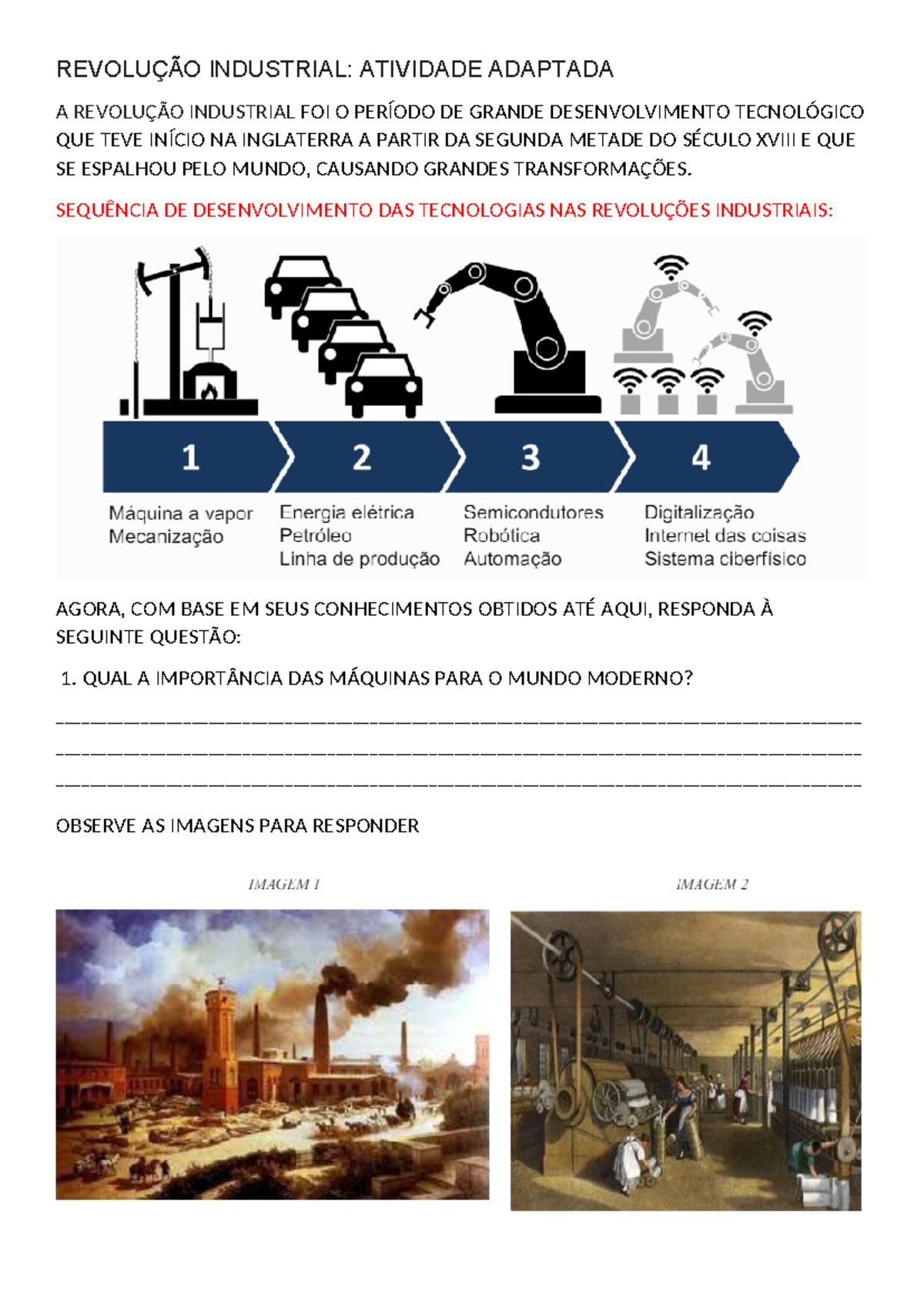 Textos Sobre A Revolução Industrial - GITEDU