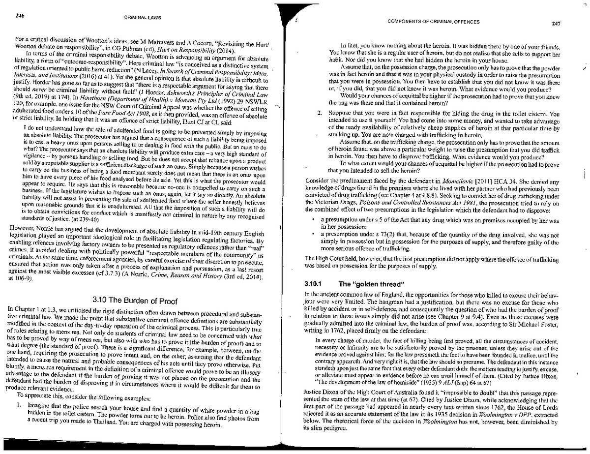 Brown Criminal 2020 Multi 2 images - LAWS1016 - USyd - Studocu