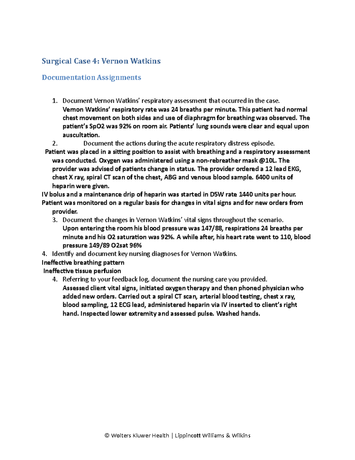 Surgical Case 04 Vernon Watkins DA Surgical Case 4 Vernon Watkins