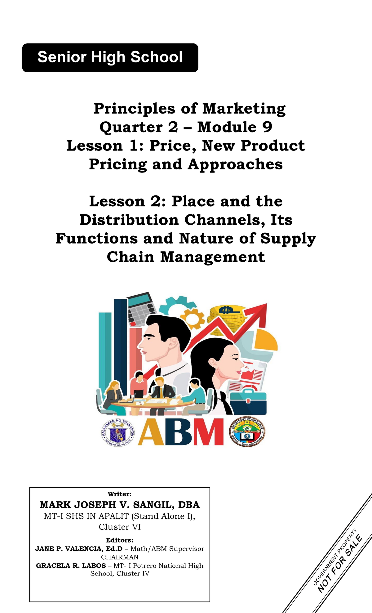 Principles of Marketing Q2 Module 9 Grade-11 - Principles of Marketing