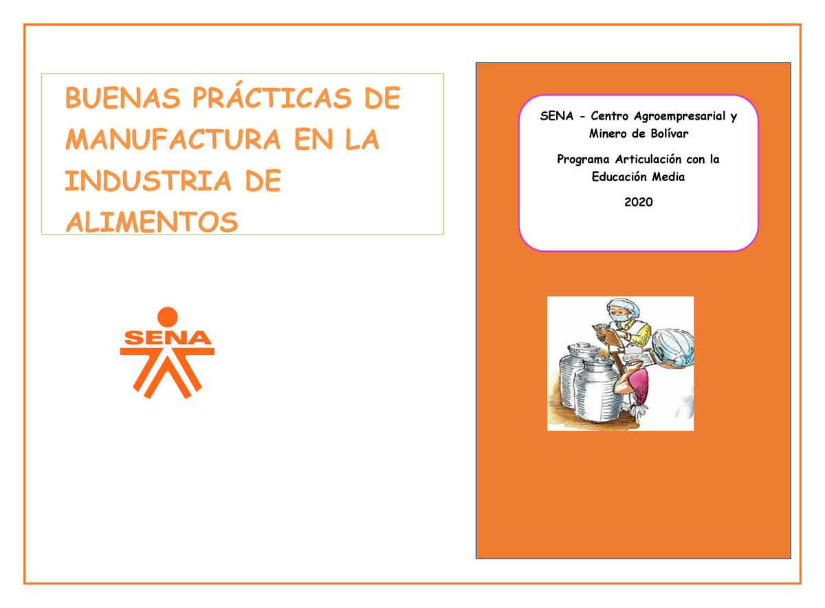 Cartilla BPM- Por Tus Actividades - BUENAS PRÁCTICAS DE MANUFACTURA EN ...