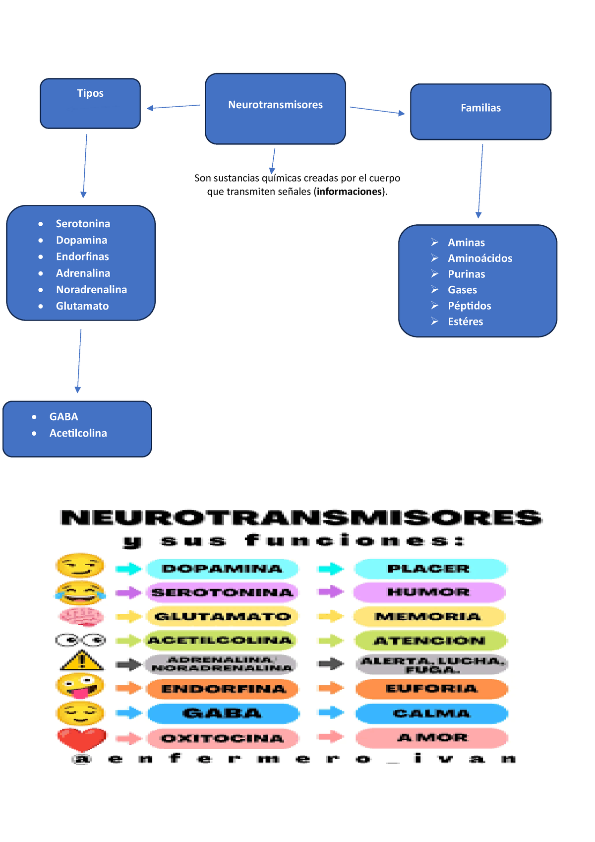 Mapa Conceptual Neurotransmisores By Jrosaleso3 On Ge