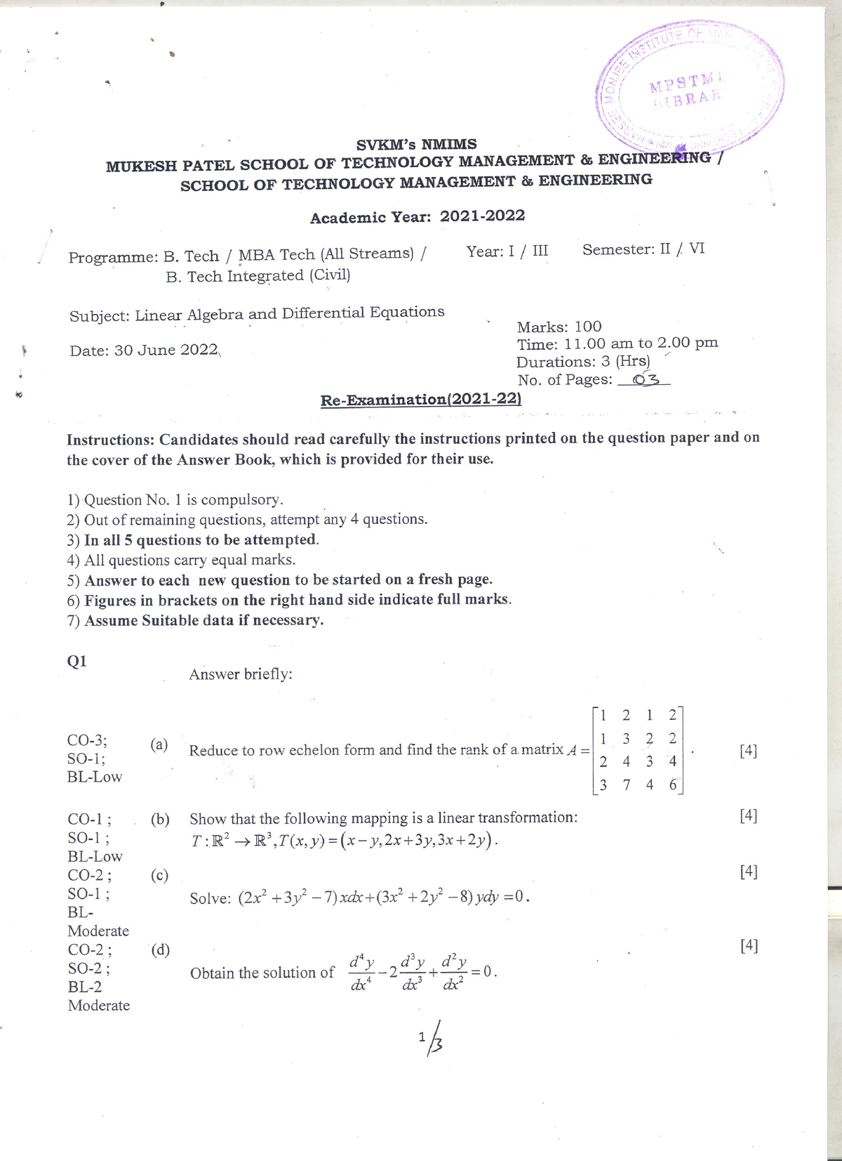 linear-algebra-and-differential-equations-semester-2-re-exam-2021-2022