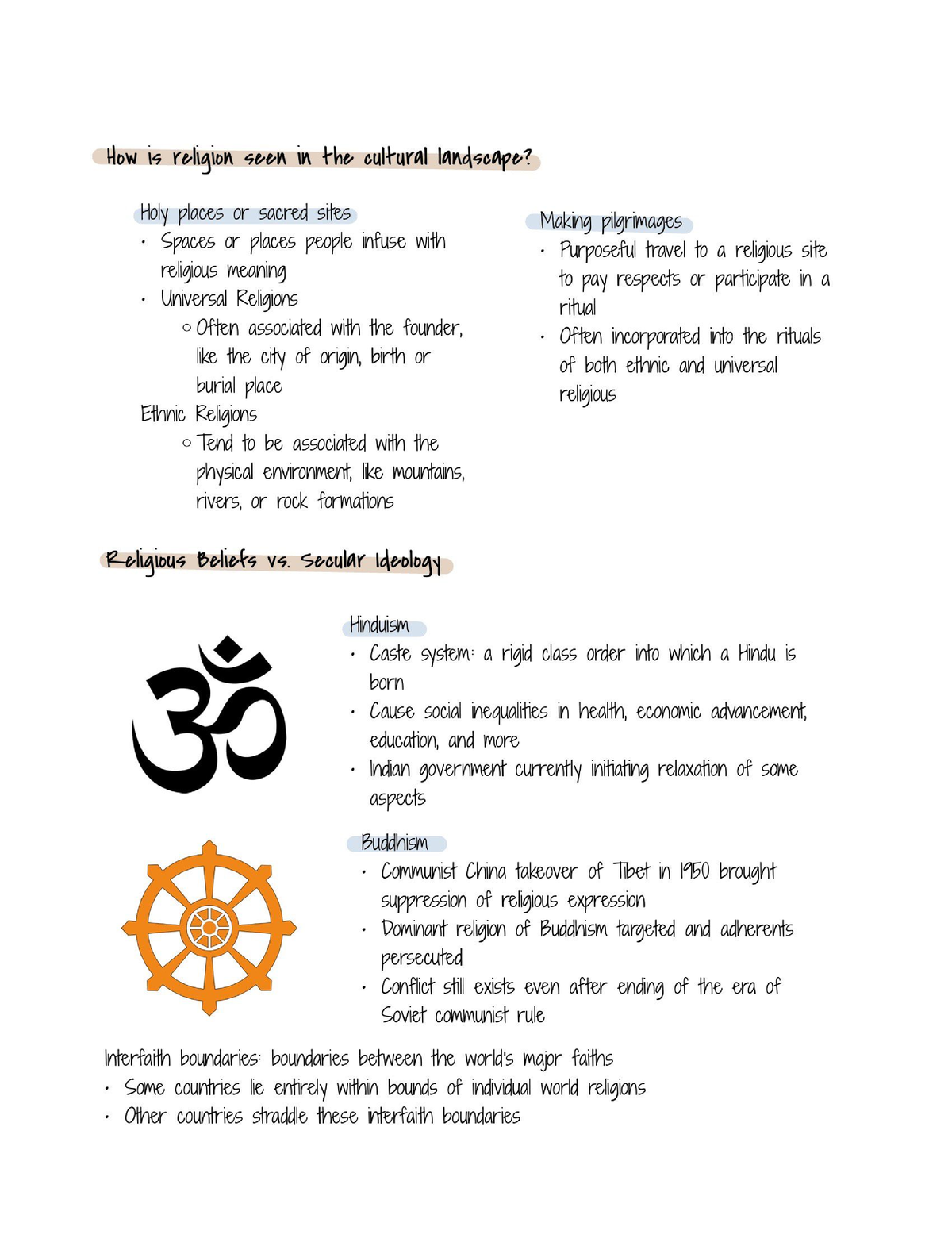 CH. 6 Religions Page 3 - GEO Chapter 6 Religion Lecture Notes - GEO 114 ...