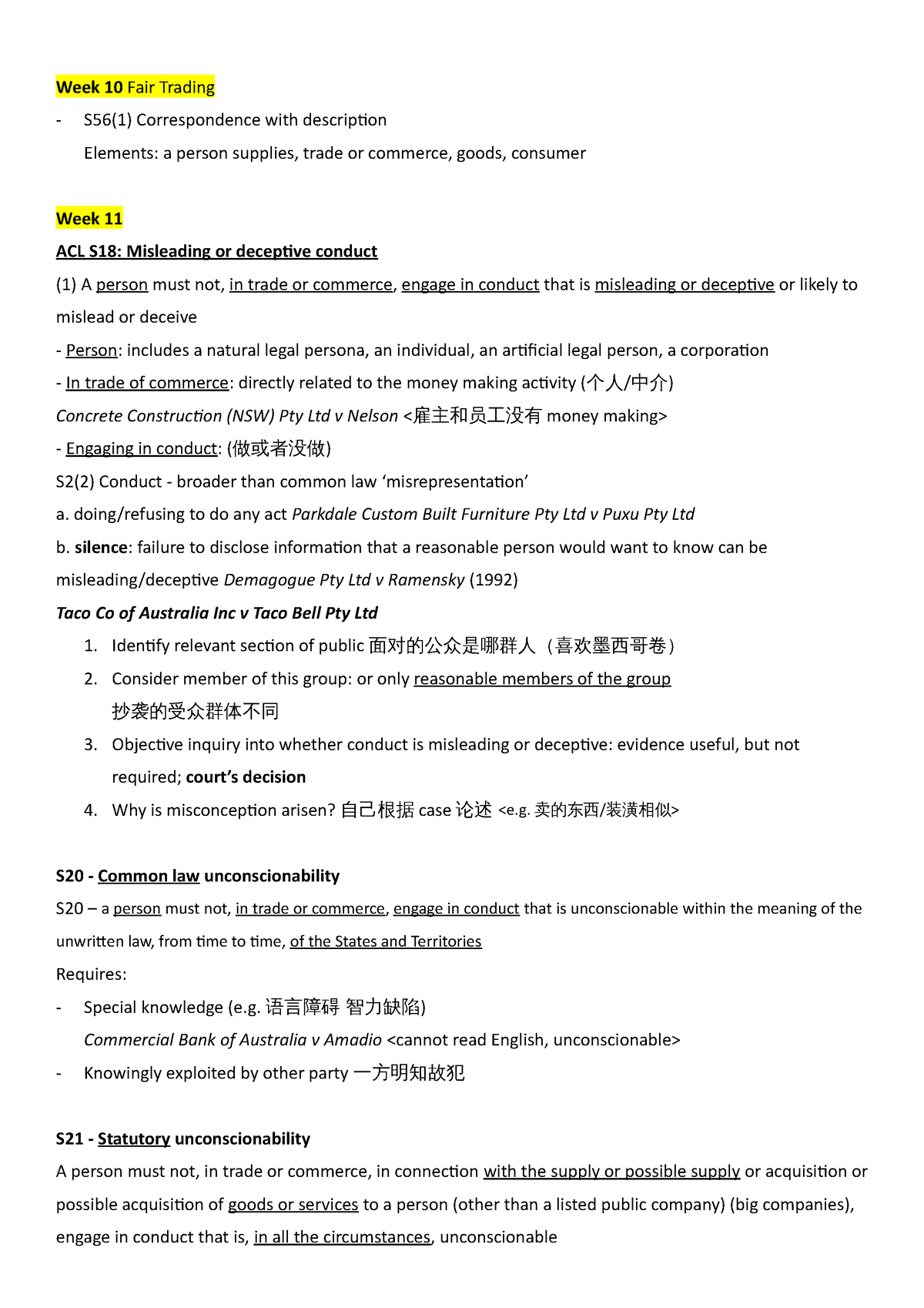 week-10-fair-trading-notes-week-10-fair-trading-s56-1