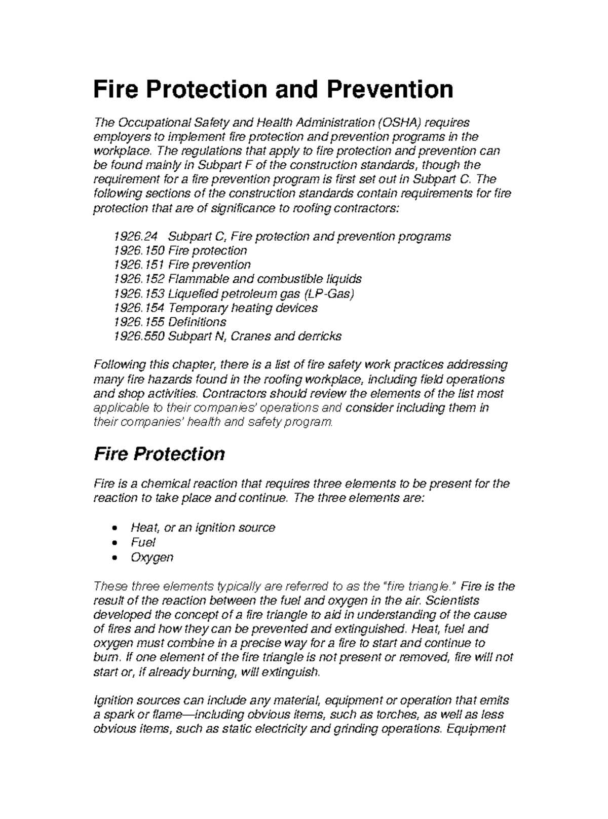 Fireprotection - bmkdmbkdm - Fire Protection and Prevention The ...