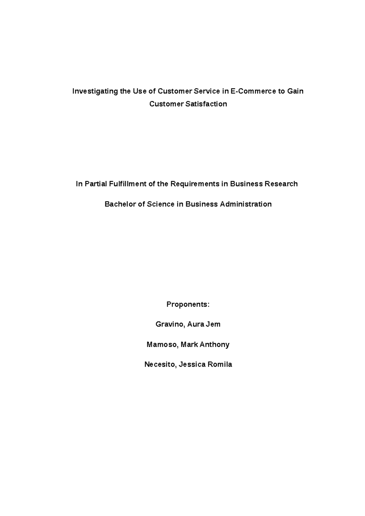 chapters-1-3-investigating-the-use-of-customer-service-in-e-commerce-to