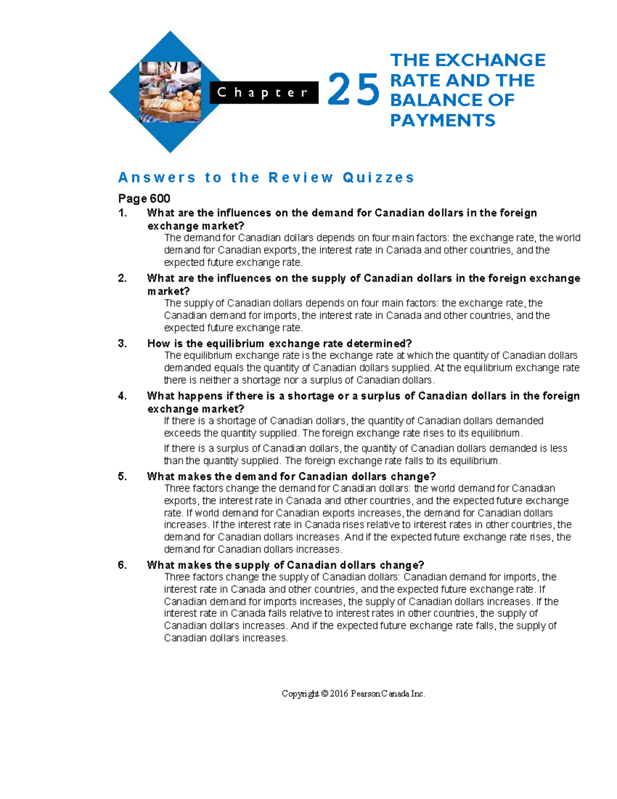 SM Cda9e CH25 - useful - C h a p t e r 25 THE EXCHANGE RATE AND THE ...