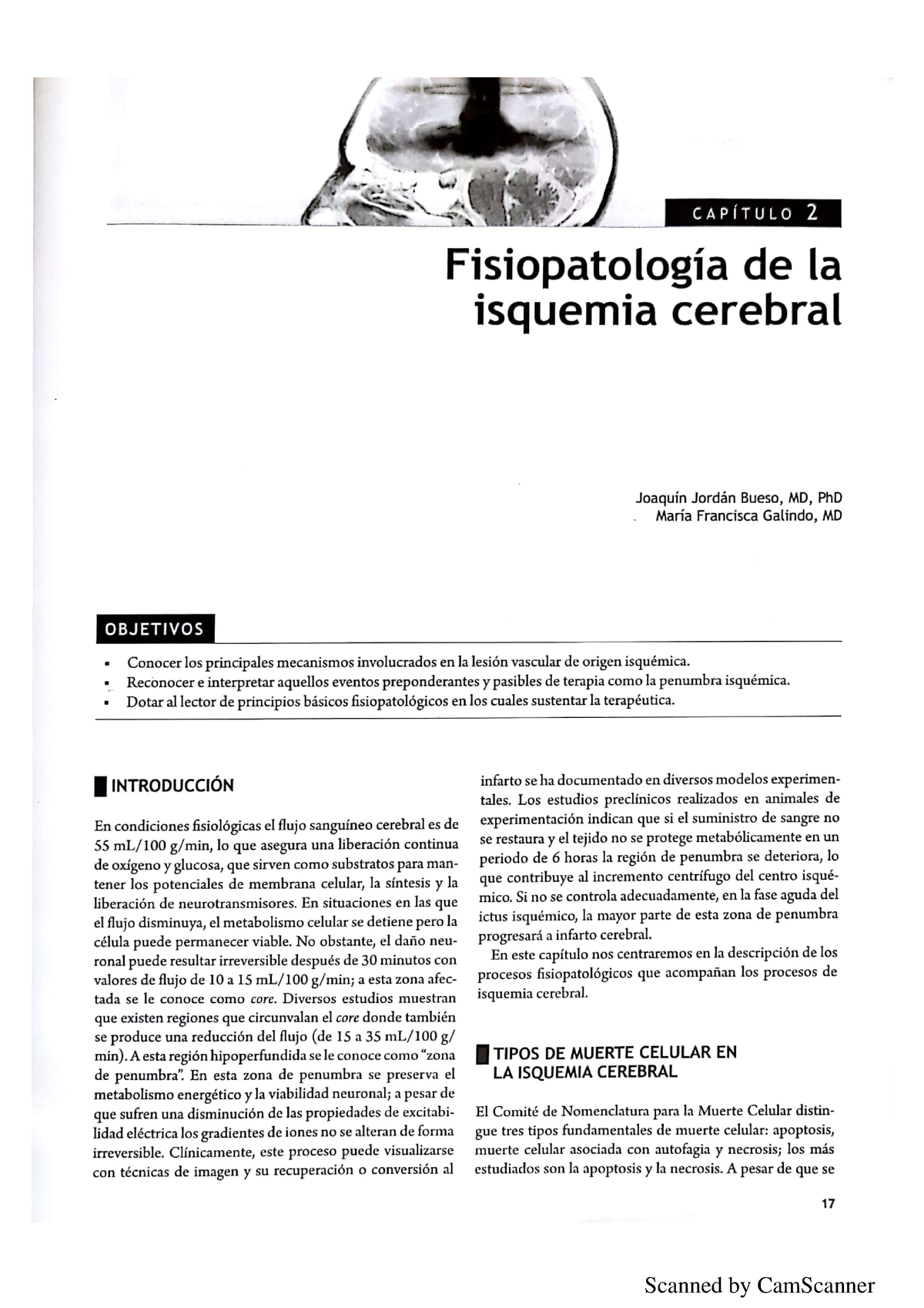 Fisiopatologia DE LA Isquemia Cerebral - Biología - UTP - Studocu