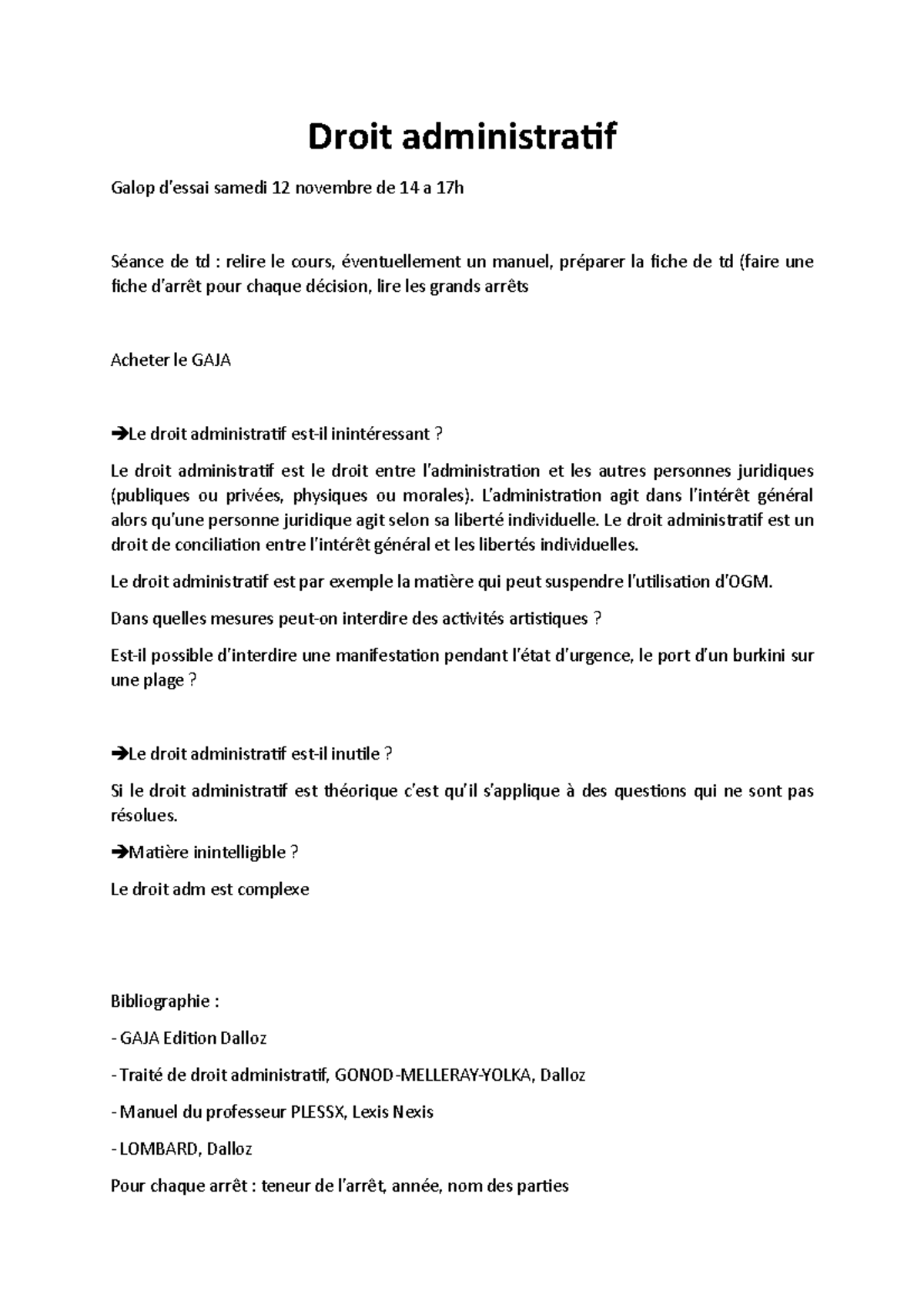 la voie de fait en droit administratif dissertation