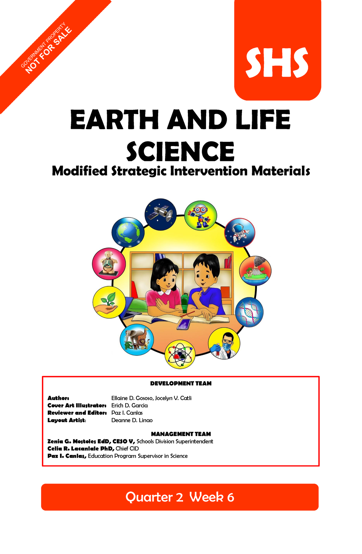 Earth-AND-LIFE- Science Q4 Module-6 WEEK-6 22 - Quarter 2 Week 6 EARTH ...