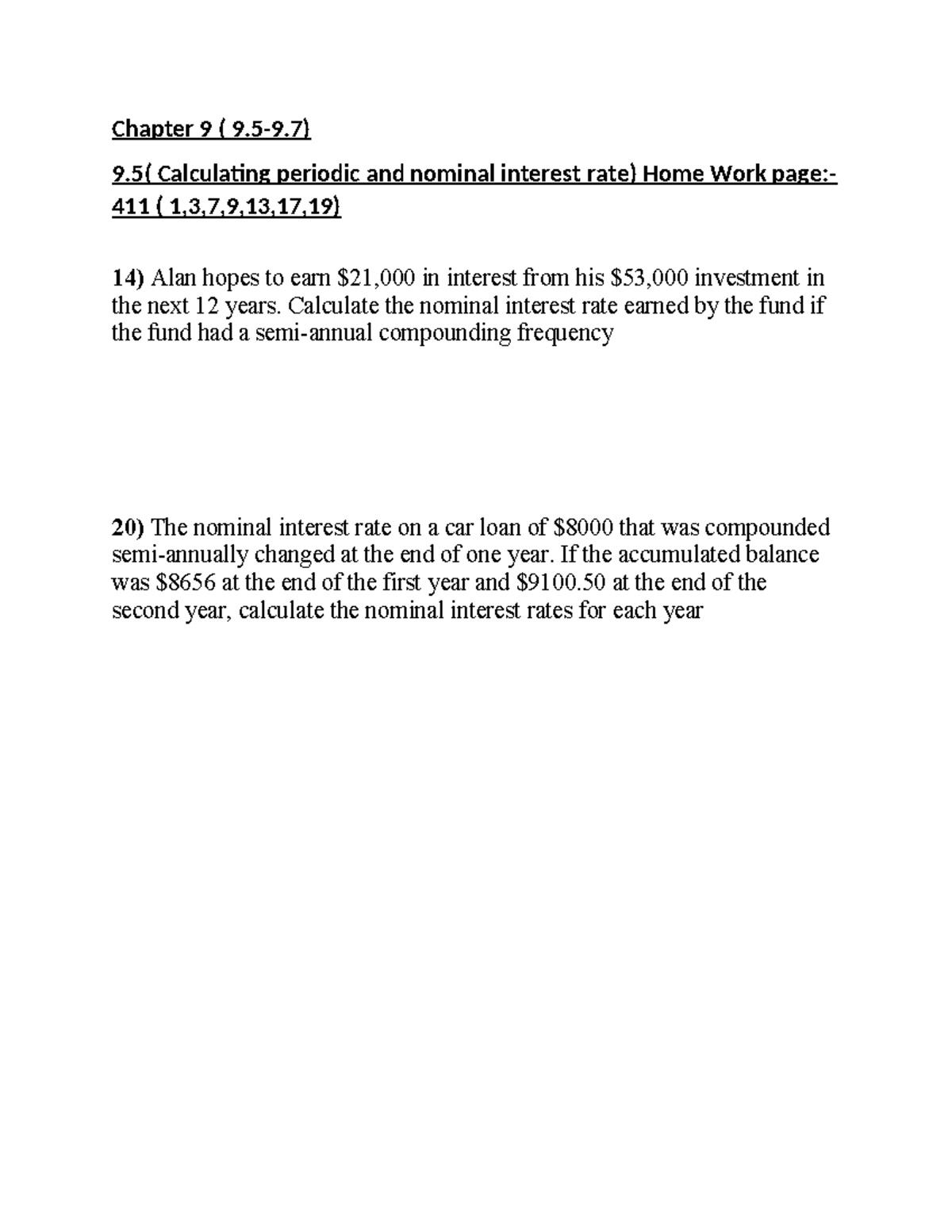 Chapter 9 Study Notes: Key Concepts and Highlights - Chapter 9 ( 9.5-9 ...