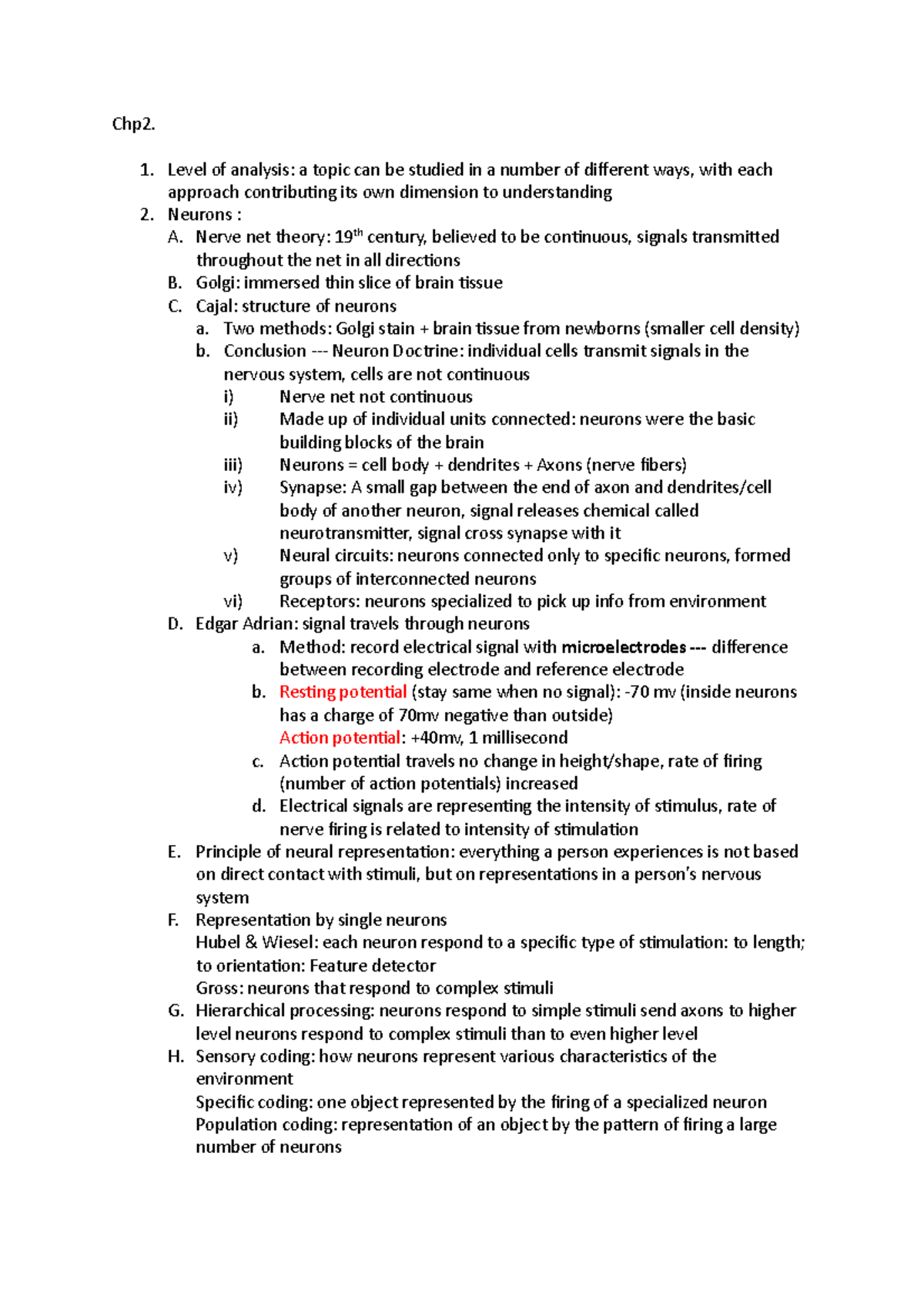 chapter2-summaries-chp2-1-level-of-analysis-a-topic-can-be-studied