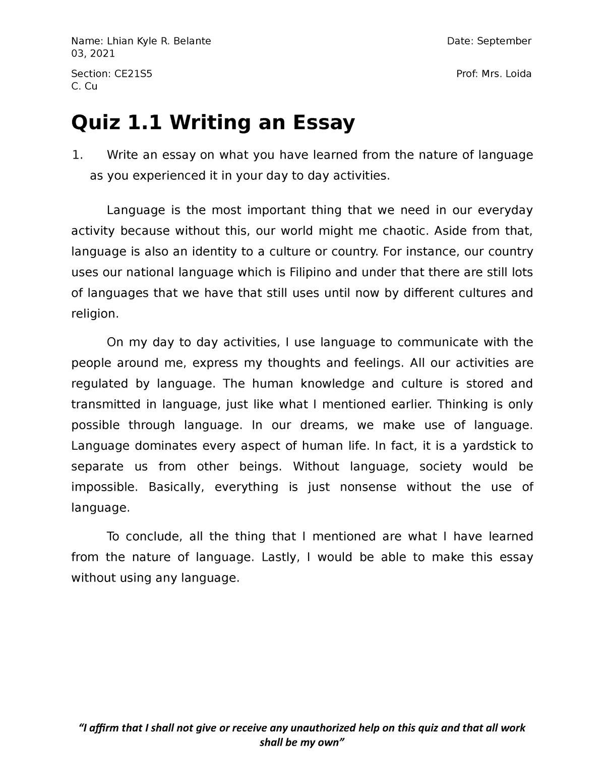 writing a research based essay quiz