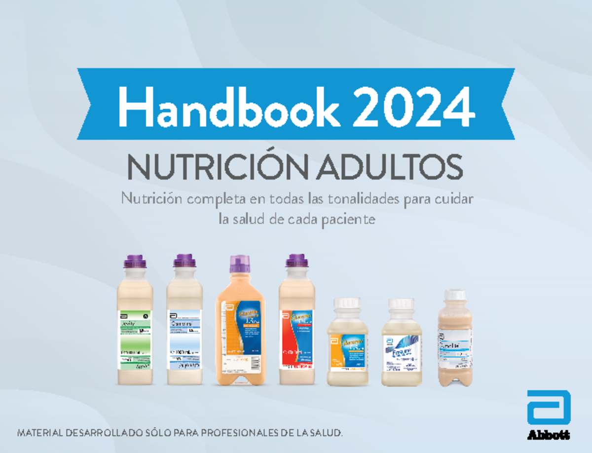 Abbott Adulto Handbook 2024-V5 Medical - Handbook 2024 NUTRICIÓN ...