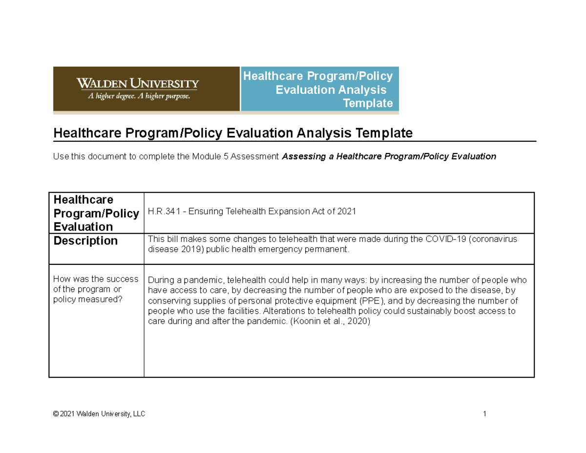 WK10Assgn Pineda K - Advanced patho - Healthcare Program/Policy ...