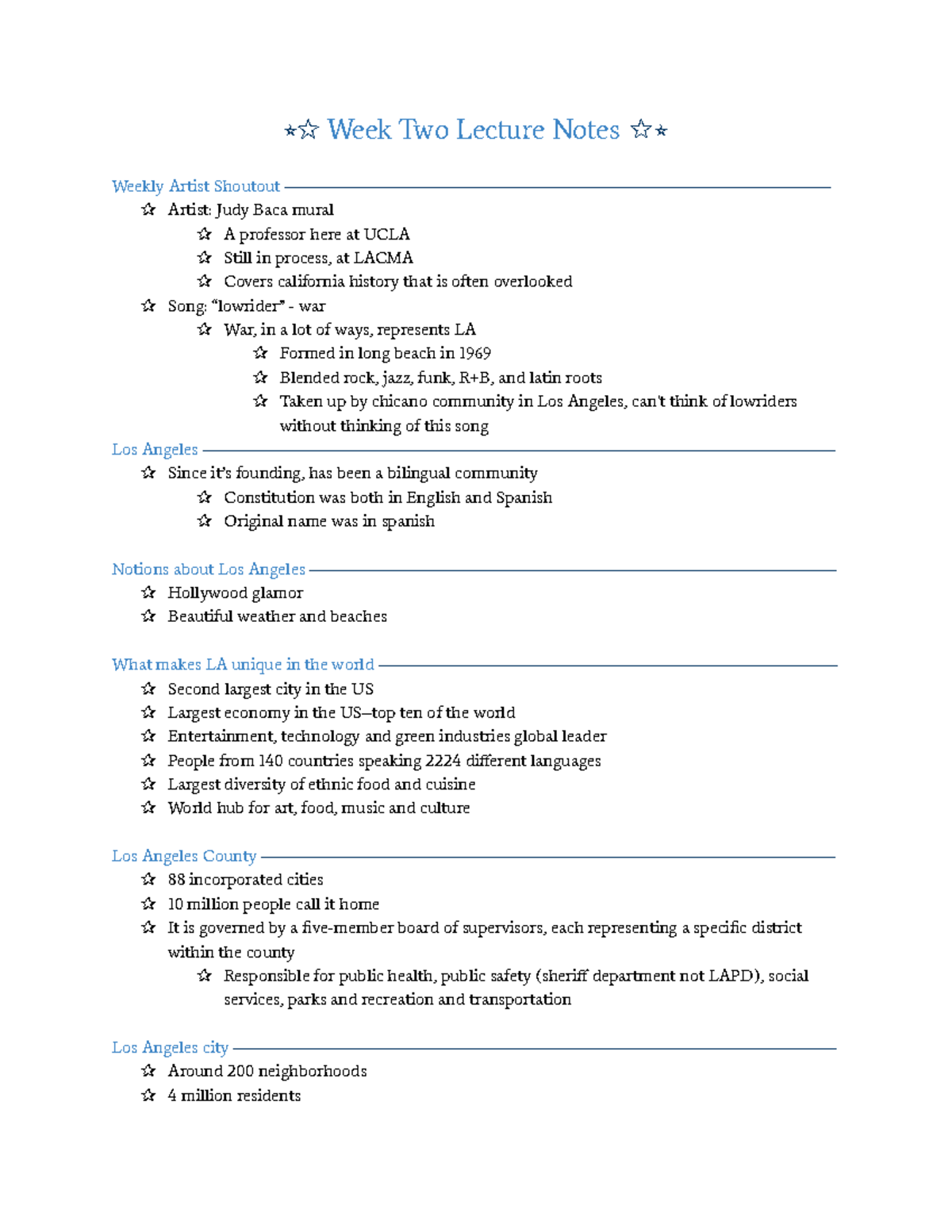 [CESC 50XP] Week 2 Lecture Notes - ⭒ Week Two Lecture Notes ⭒ Weekly ...