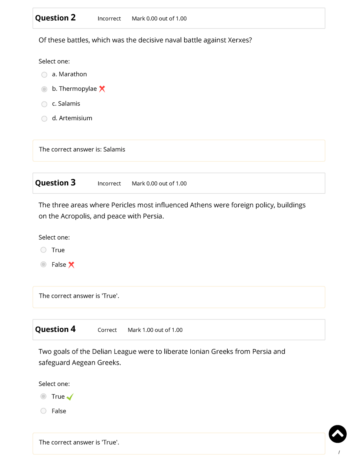 Graded Quiz Unit 3 Attempt Review For - Question 2 Incorrect Mark 0 Out ...