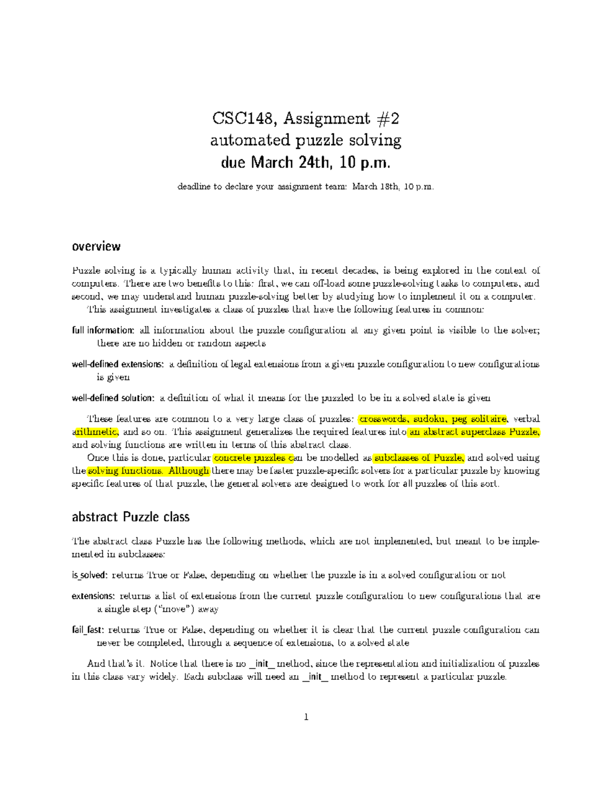 A2 - Assignment #2 - ss ♥♠ ♥t ★ t♦♠ t ♣ ③③ s♦ ♥ due March 24th, 10 p. ♥ ...
