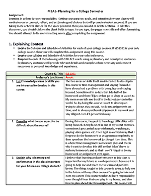 Module 9 Assignment - Academic Success Plan - Module 9 Assignment ...