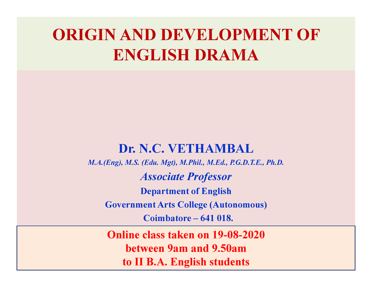 origin-and-development-of-english-drama-english-language-and