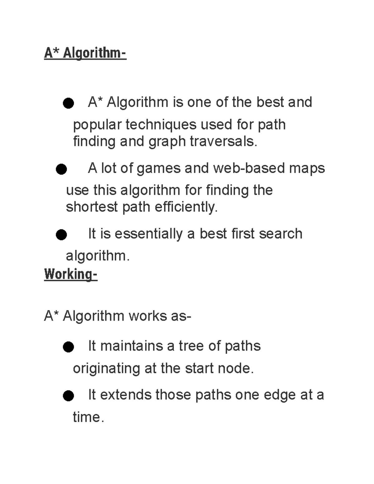 A star python - help ful worksheets - A* Algorithm- A* Algorithm is one ...
