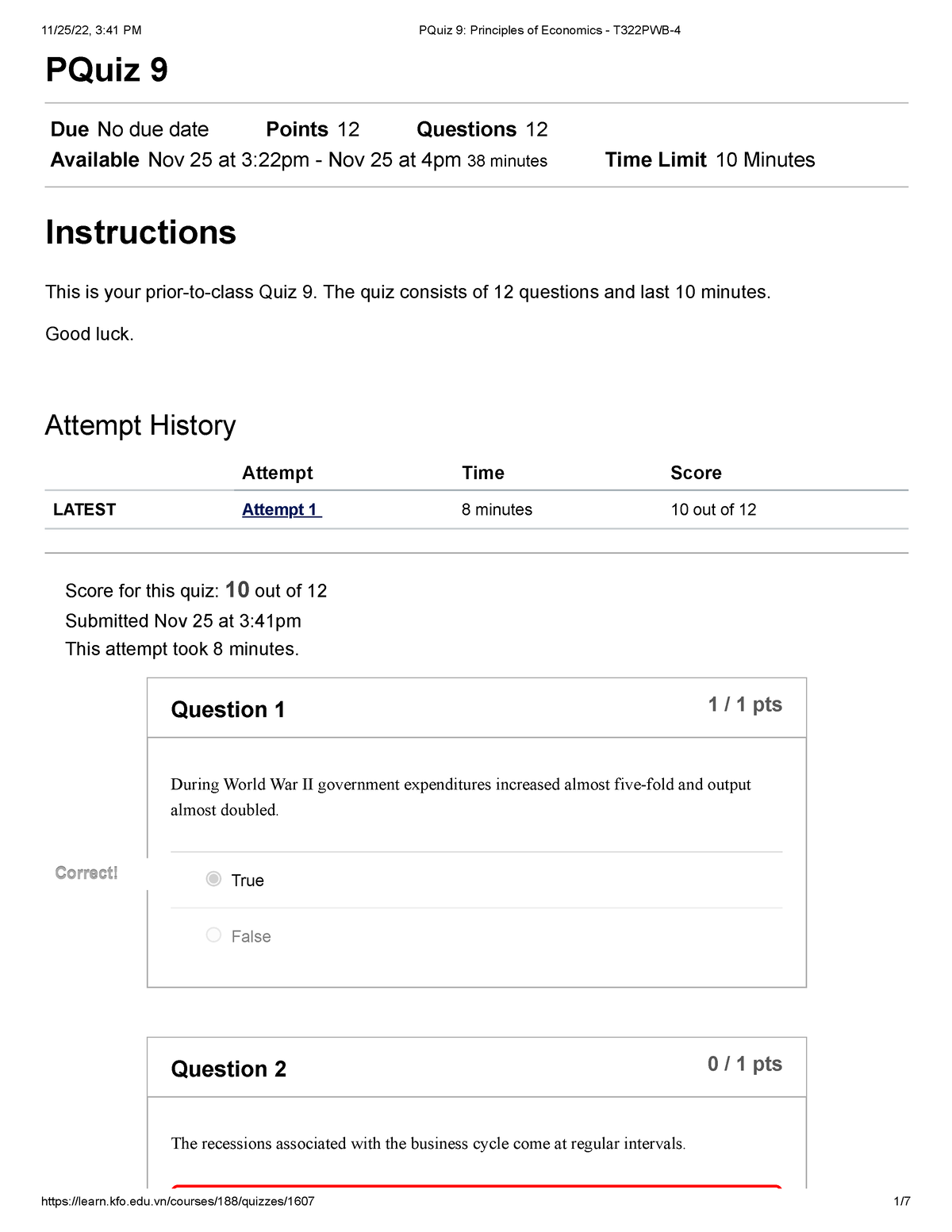 PQuiz 9 Principles of Economics - T322PWB-4 - PQuiz 9 Due No due date ...