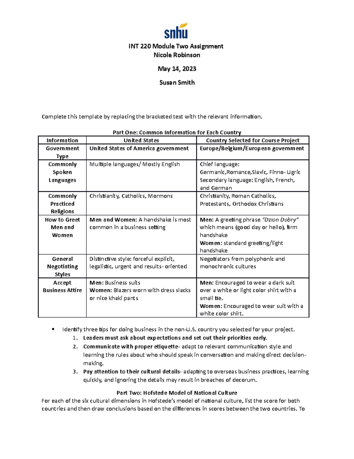 int 220 1 2 assignment benefits of global expansion