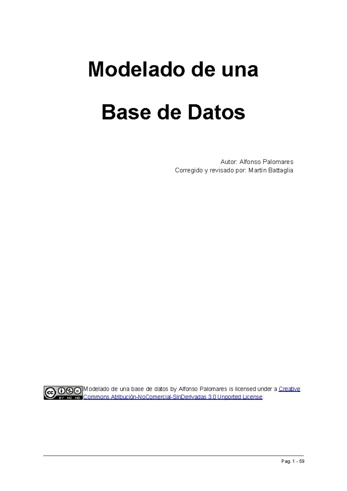 DER - Teoría De Diagramas De Modelo De Bases De Datos. - Modelado De ...