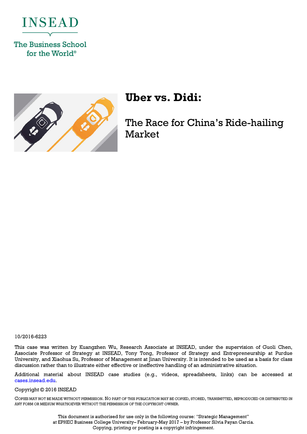 uber vs didi case study analysis