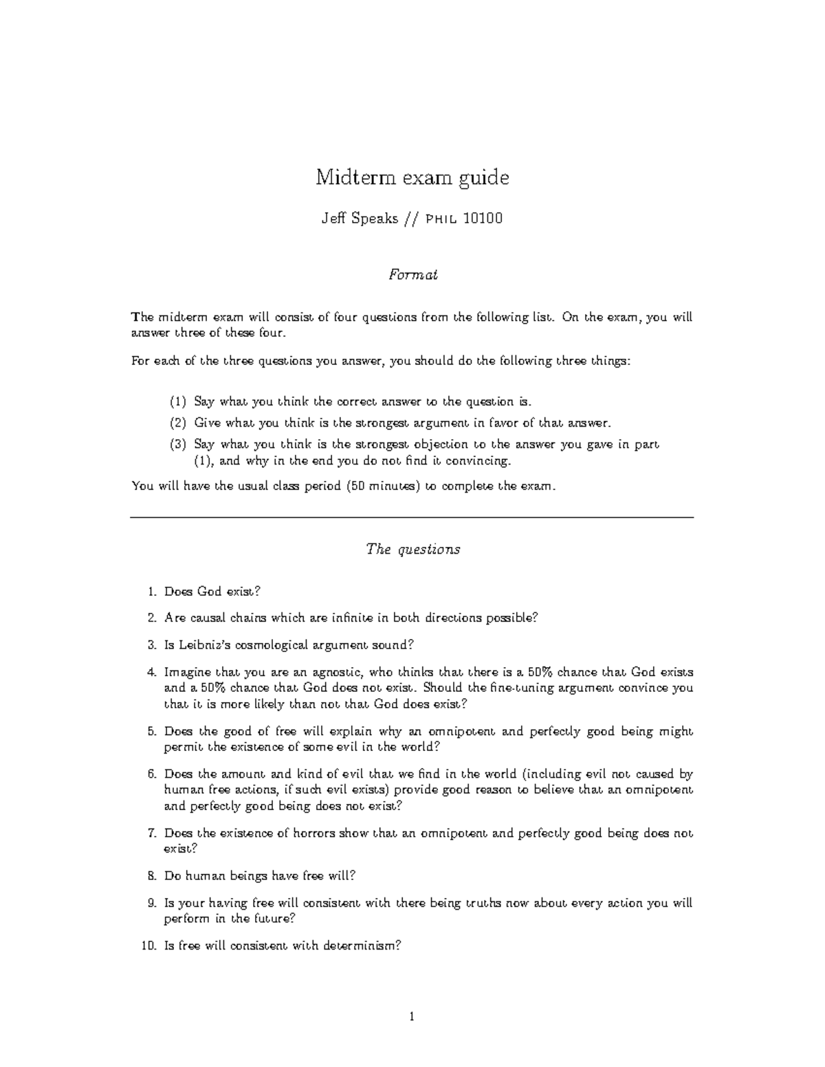 Midterm-guide - Summary Introduction to philosophy - Midterm exam guide ...